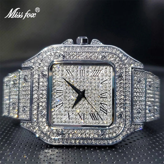 Icy Square Face Watch